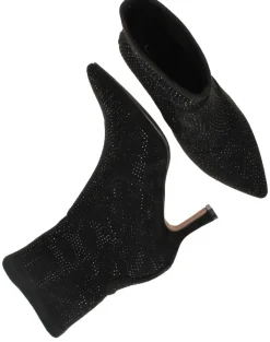 POSH by Poelman Enkellaarsjes Zwart Dames