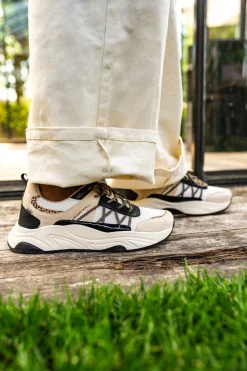 POSH by Poelman sneaker Sneakers Beige Dames