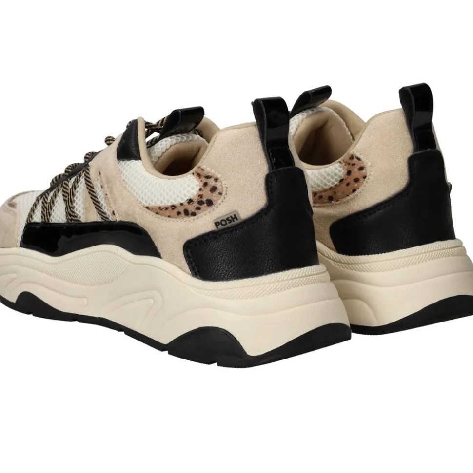 POSH by Poelman sneaker Sneakers Beige Dames