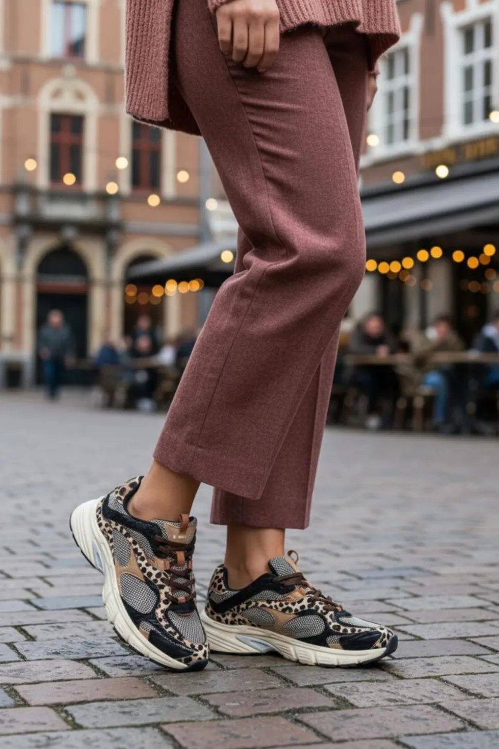 POSH by Poelman Sneakers Zwart Dames