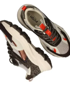 POSH by Poelman Sneakers Bruin Dames