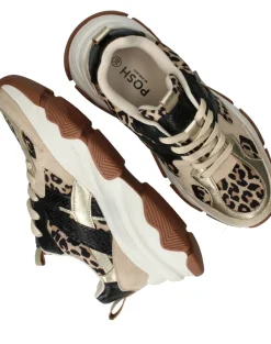 POSH by Poelman Sneakers Beige Dames