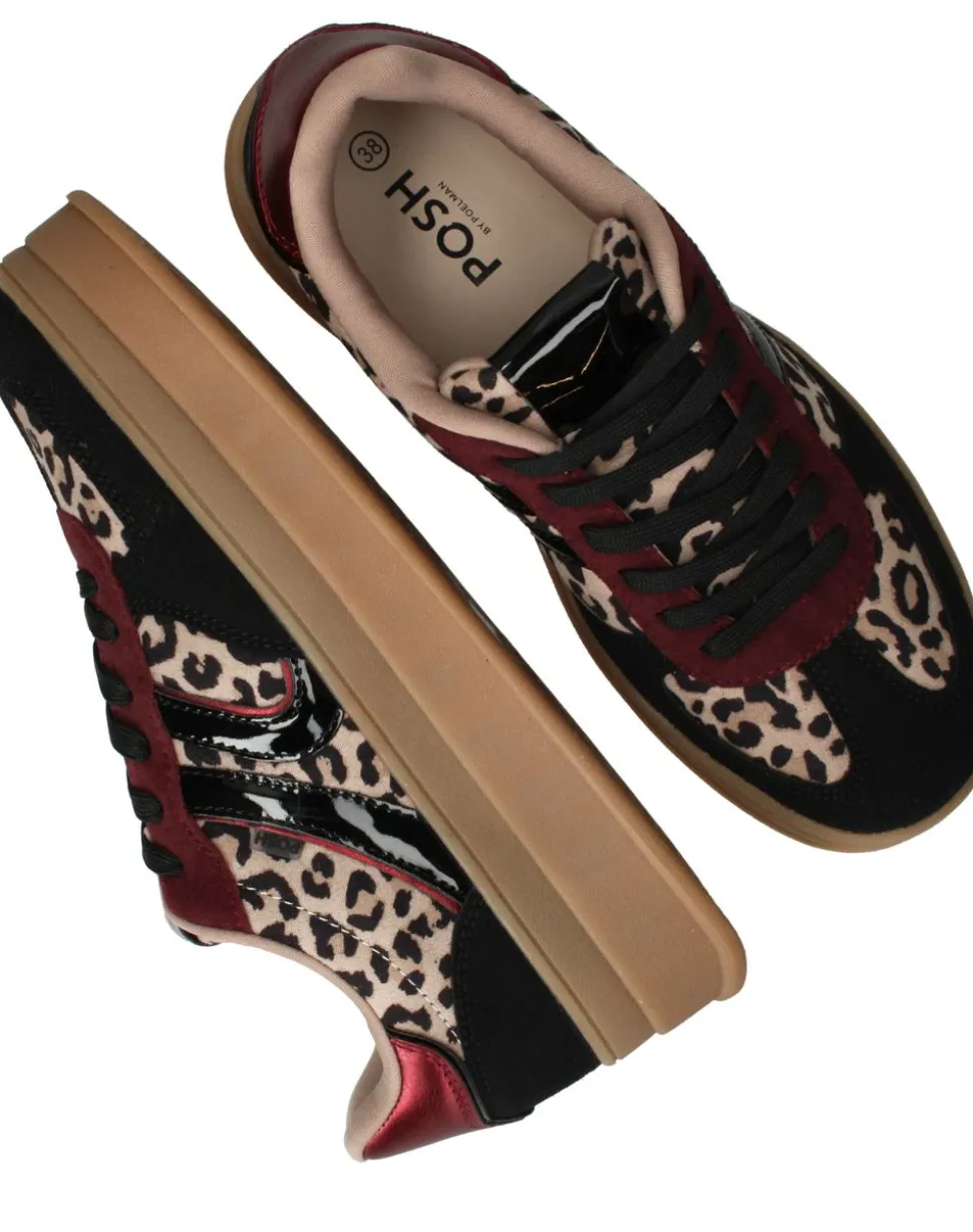 POSH by Poelman Sneakers Zwart Dames