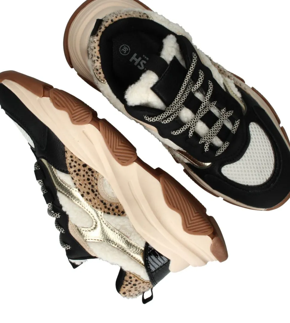 POSH by Poelman Sneakers Zwart Dames