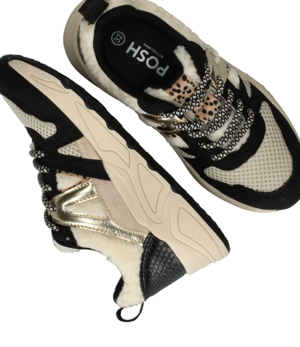 POSH by Poelman Sneakers Beige Meisjes