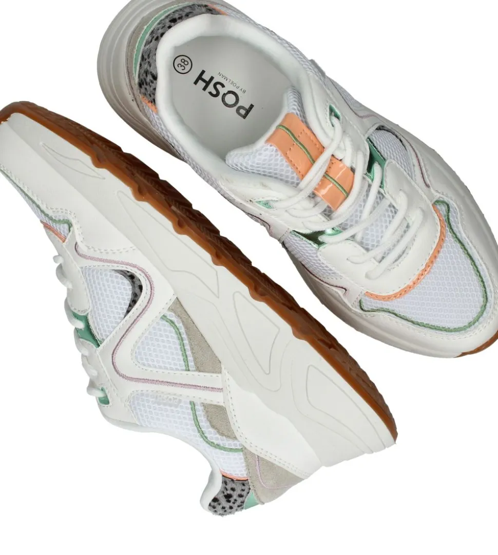 POSH by Poelman Sneakers Wit Dames