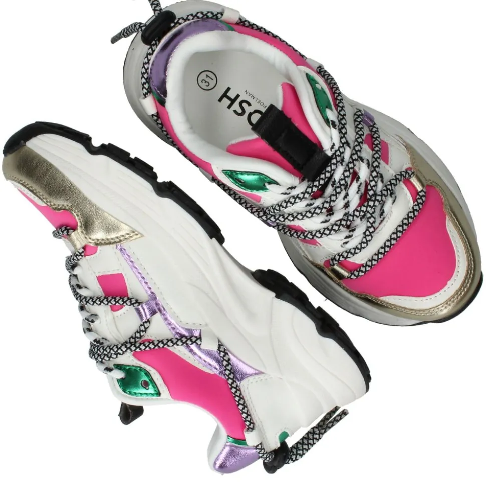 POSH by Poelman Sneakers Roze Meisjes