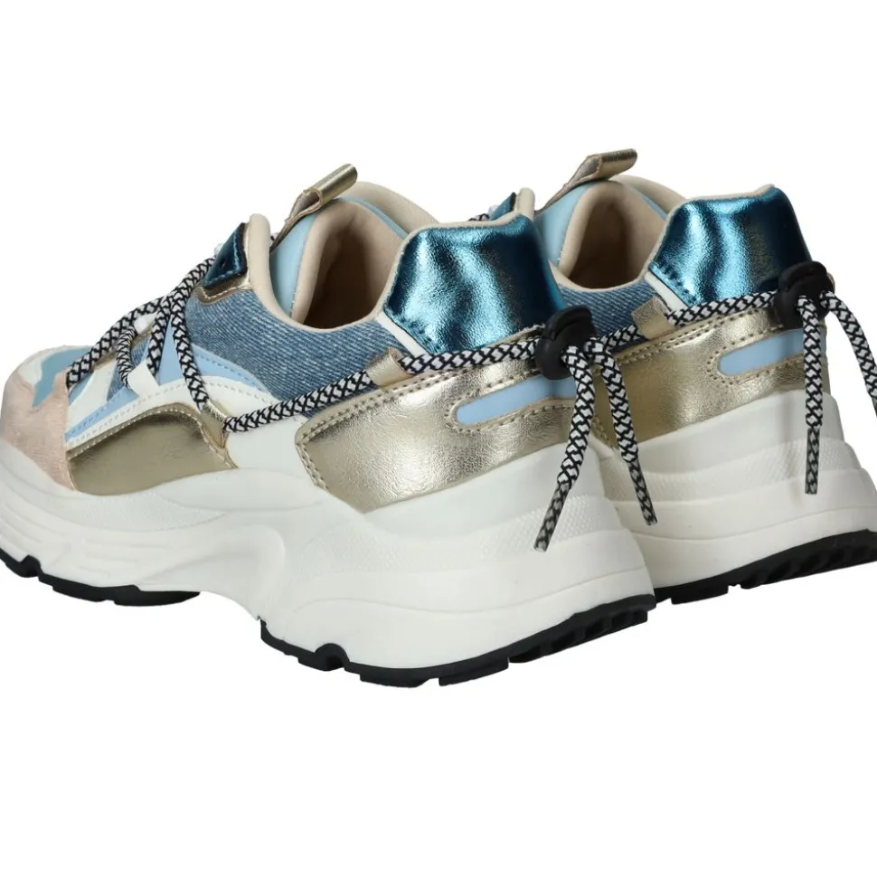 POSH by Poelman Sneakers Blauw Dames