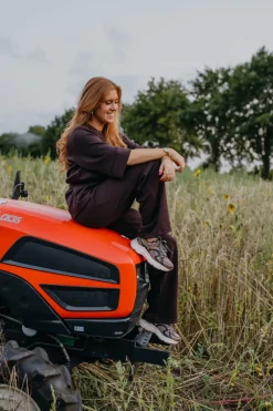 POSH by Poelman Sneakers Bruin Dames