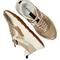 POSH by Poelman Sneakers Beige Dames