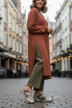 POSH by Poelman Sneakers Beige Dames