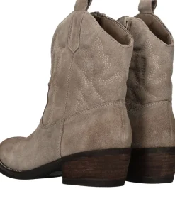 PS Poelman Enkellaarsjes Grijs Dames