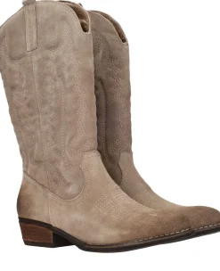 PS Poelman Laarzen Beige Dames