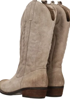 PS Poelman Laarzen Beige Dames