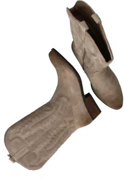 PS Poelman Laarzen Beige Dames