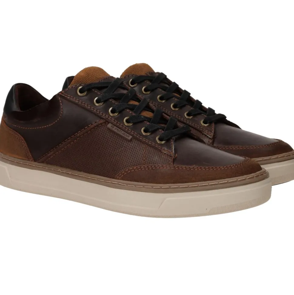 PS Poelman Sneakers Bruin Heren