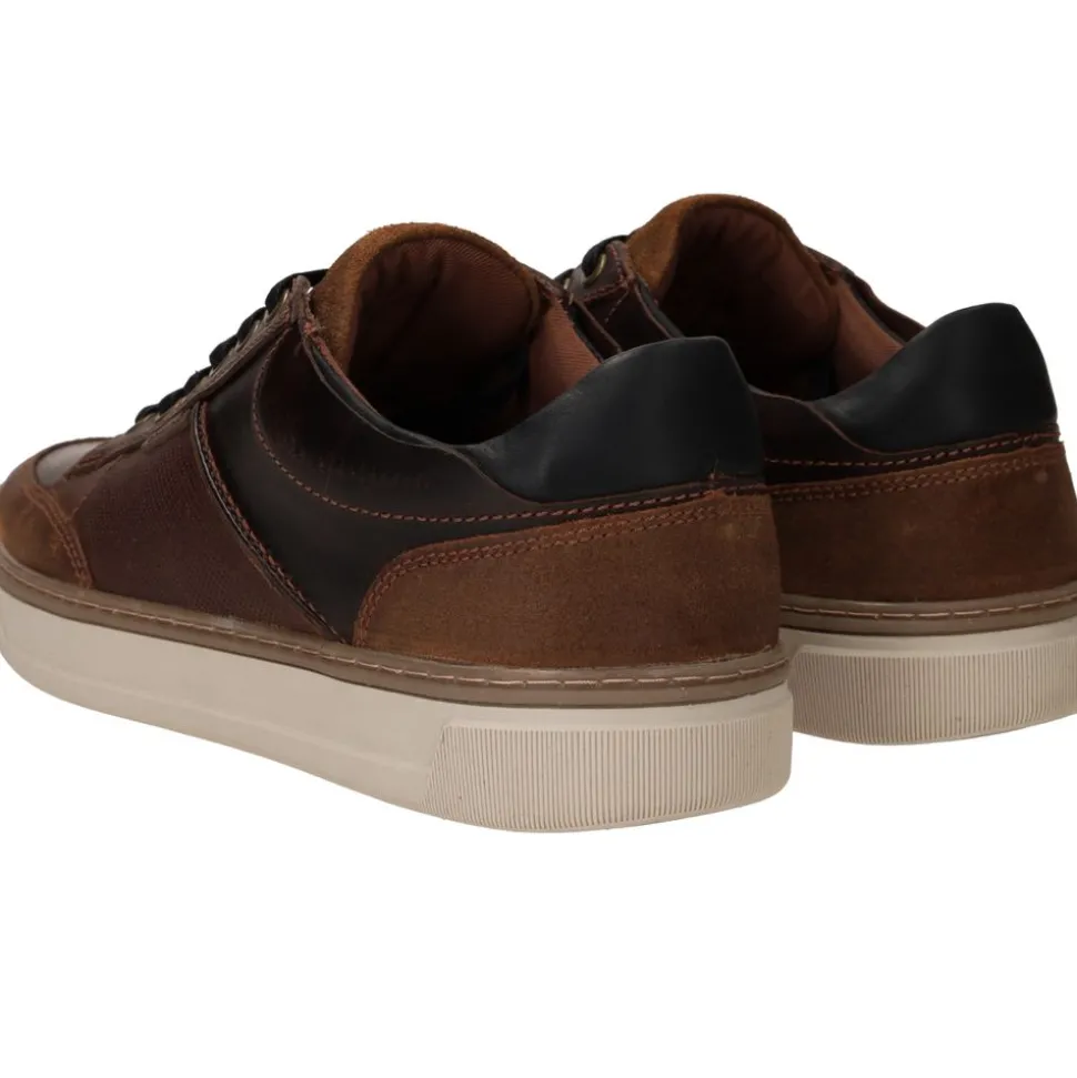 PS Poelman Sneakers Bruin Heren