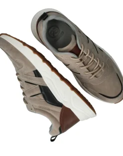 PS Poelman Sneakers Taupe Heren