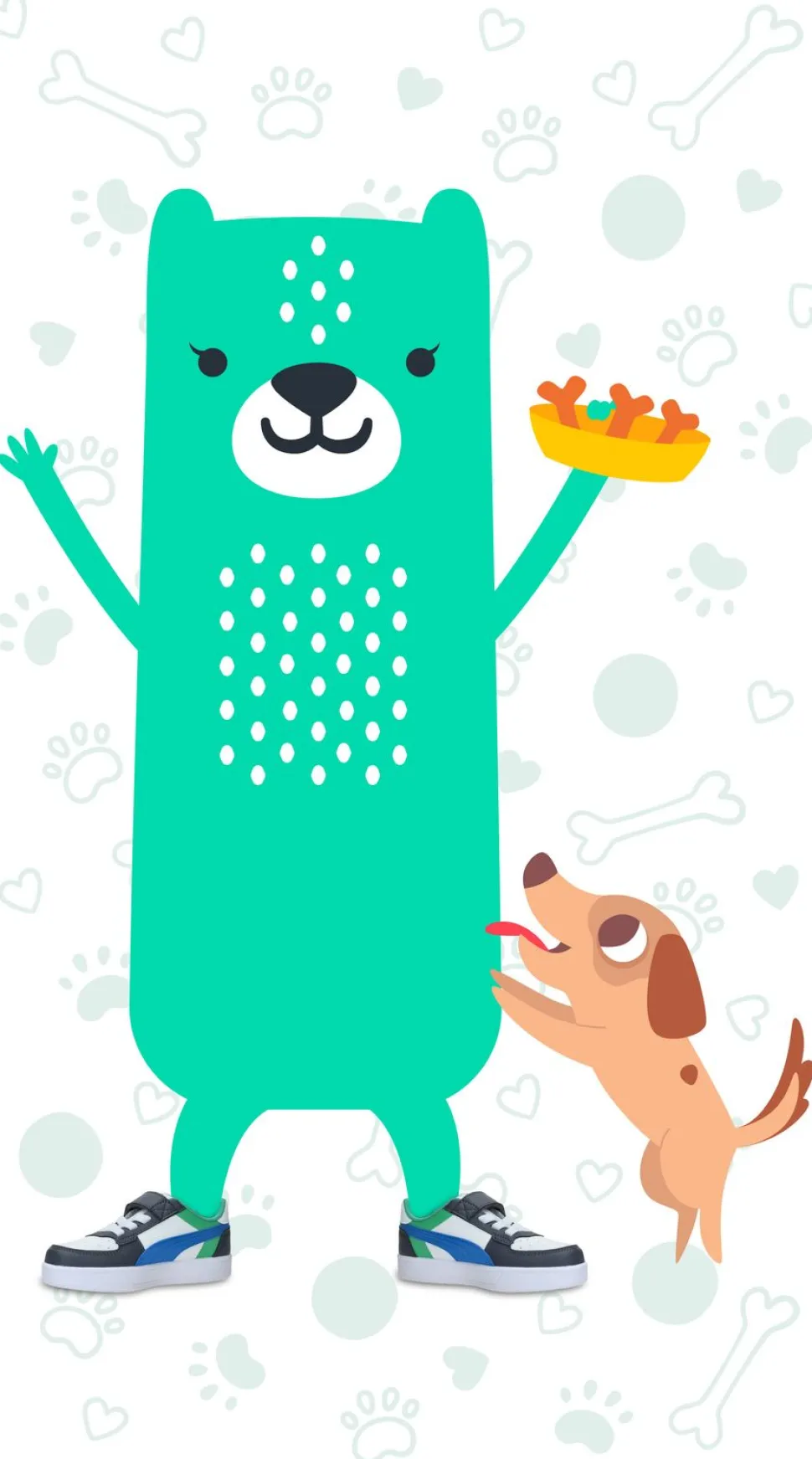 Puma Caven 2.0 Block Sneakers Blauw Jongens