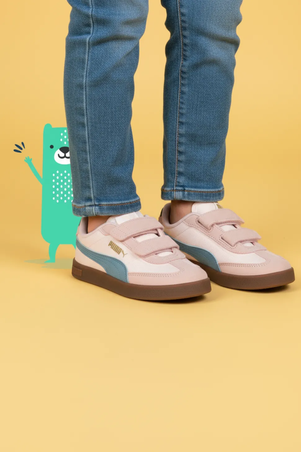 Puma Club II Era CV V PS Sneakers Roze Meisjes