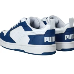 Puma Rebound V6 Low JR Sneakers Blauw Jongens