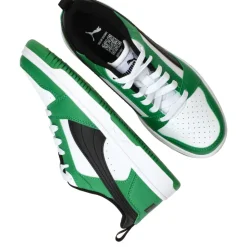 Puma Rebound V6 Low JR Sneakers Groen Jongens