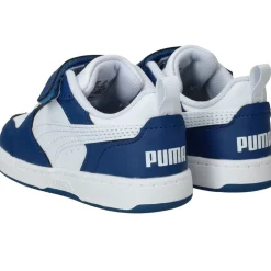 Puma Rebound V6 Low Sneakers Blauw Jongens