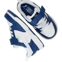 Puma Rebound V6 Low Sneakers Blauw Jongens