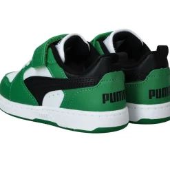 Puma Rebound V6 Low Sneakers Groen Jongens
