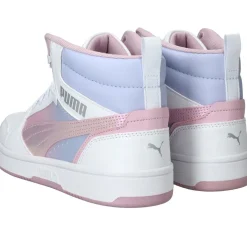 Puma Rebound V8 Mid Blurry JR Sneakers Roze Meisjes