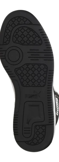 Puma Rebound V6 Mid Sneakers Zwart Jongens