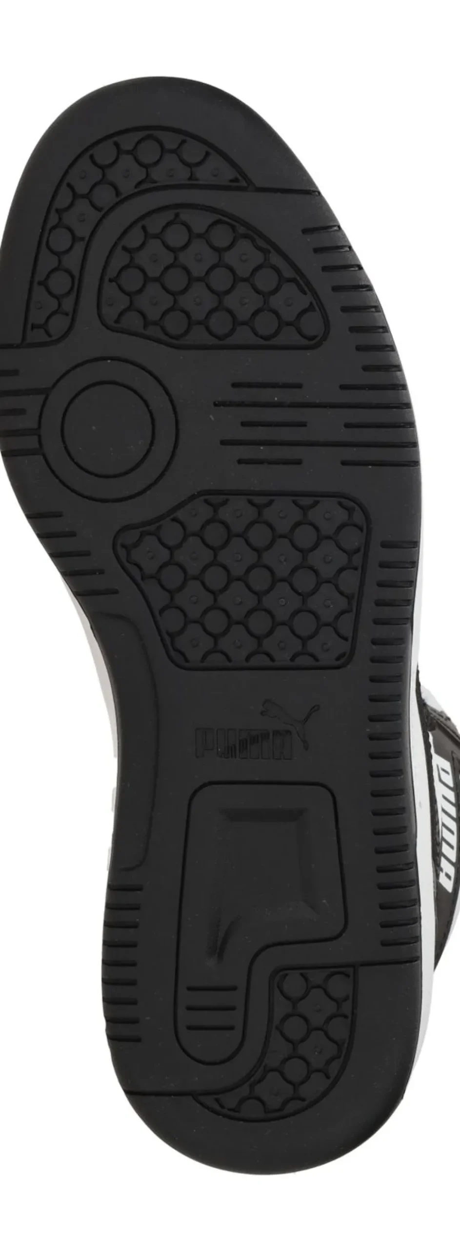 Puma Rebound V6 Mid Sneakers Zwart Jongens