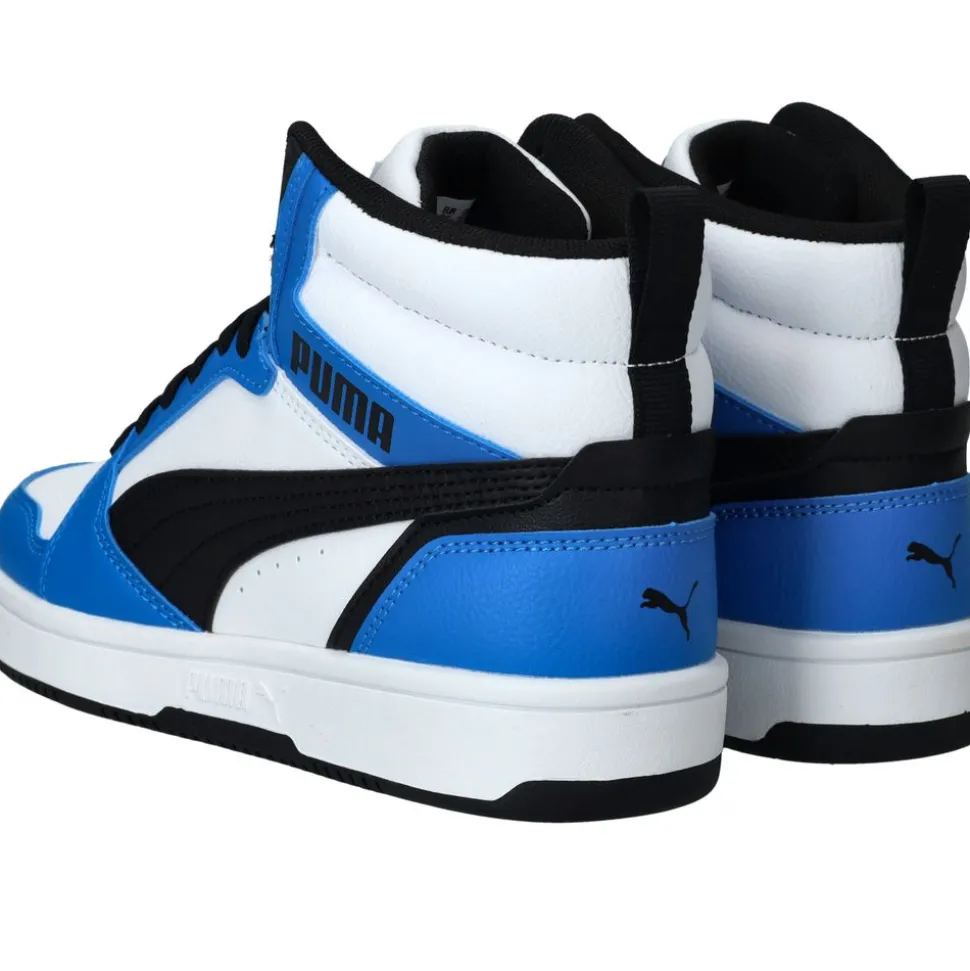 Puma Rebound V6 Mid Sneakers Blauw Jongens