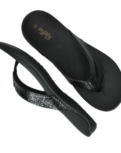 Raffas Slippers Zwart Dames