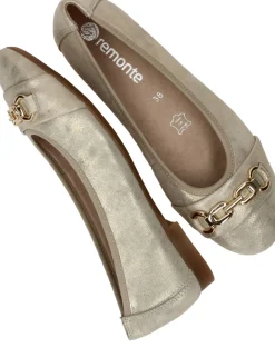 Remonte Ballerina's Goud Dames