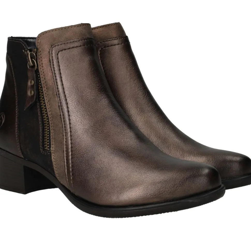 Remonte Enkellaarsjes Goud Dames