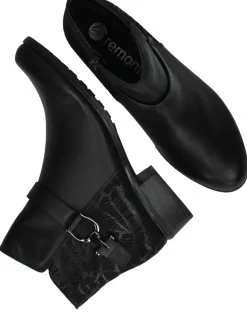 Remonte Enkellaarsjes Zwart Dames