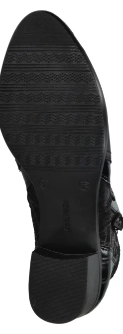 Remonte Enkellaarsjes Zwart Dames