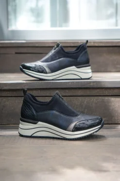 Remonte Instappers Blauw Dames