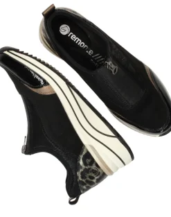 Remonte Instappers Zwart Dames