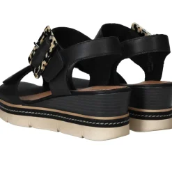 Remonte Sandalen Zwart Dames