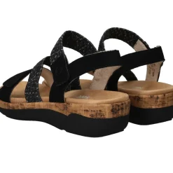 Remonte Sandalen Zwart Dames