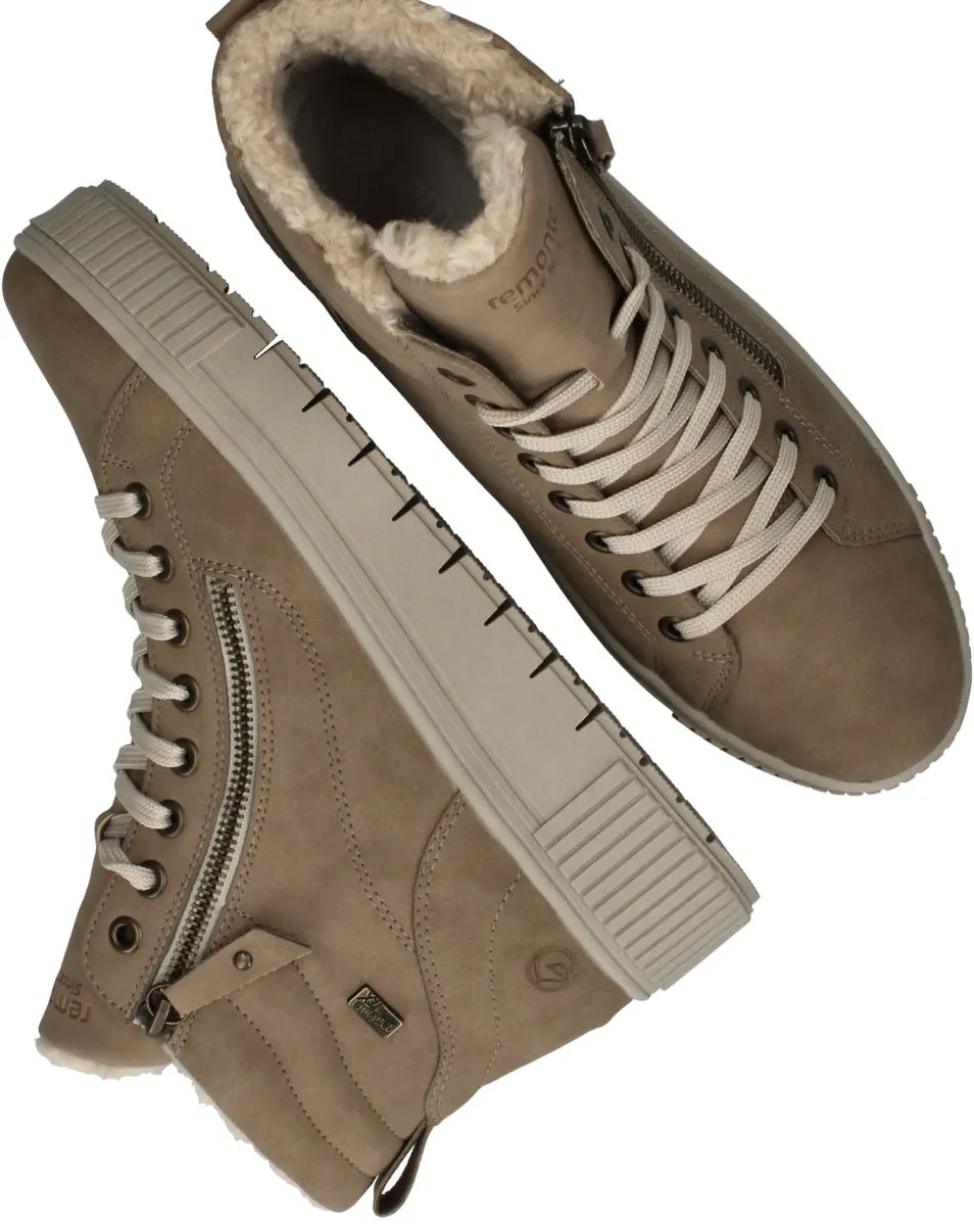Remonte Veterboots Beige Dames