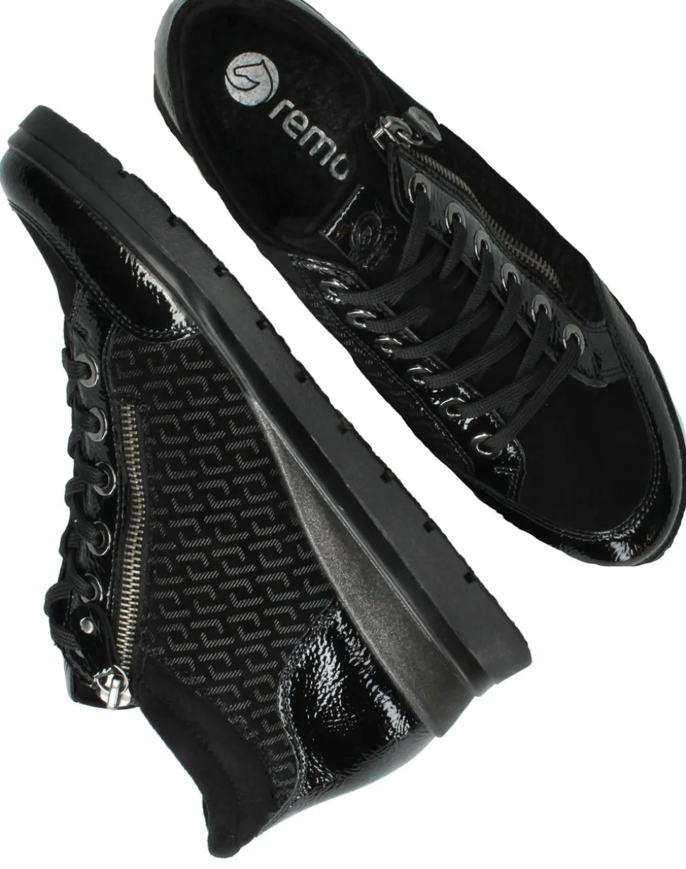 Remonte Veterboots Zwart Dames
