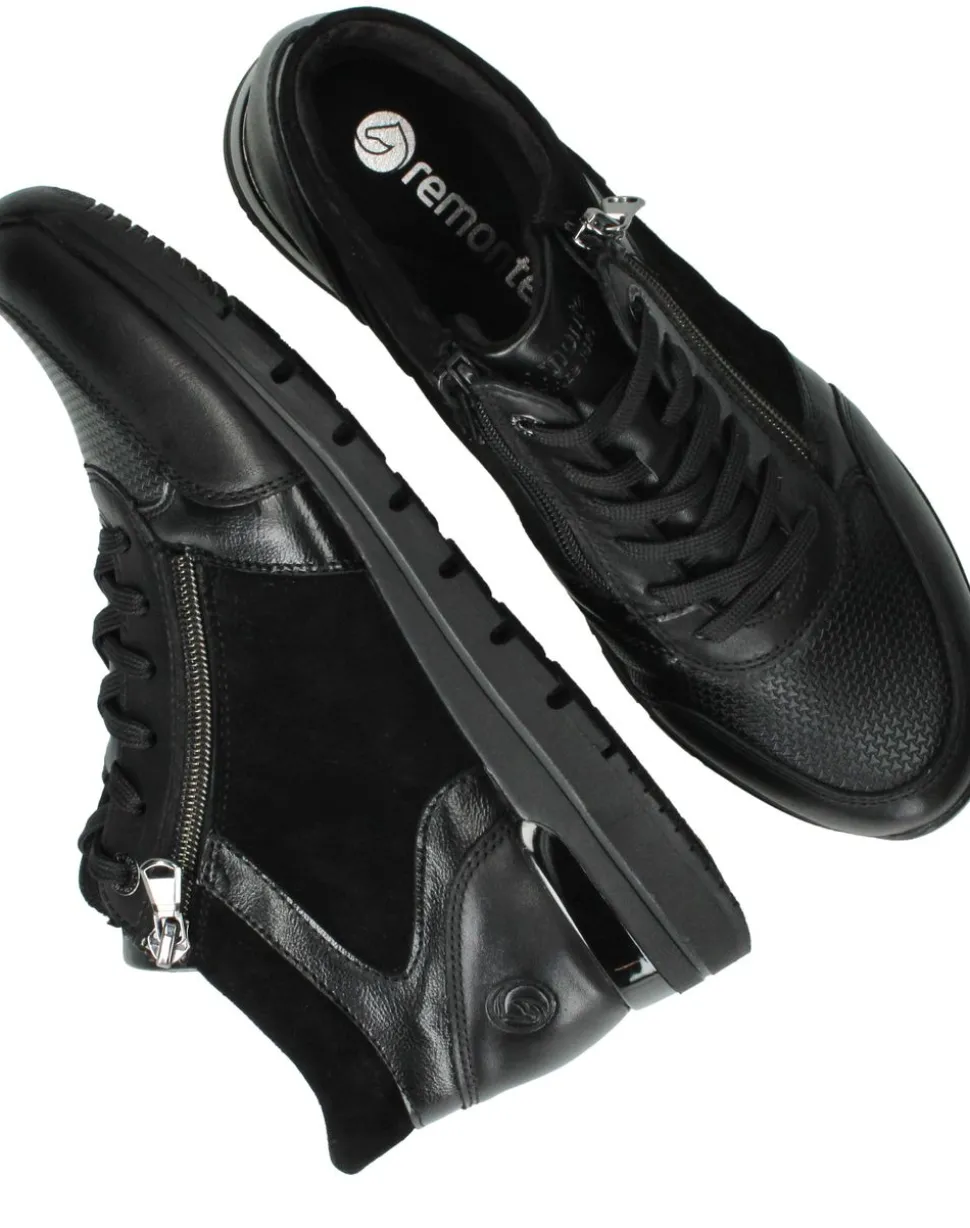 Remonte Veterboots Zwart Dames