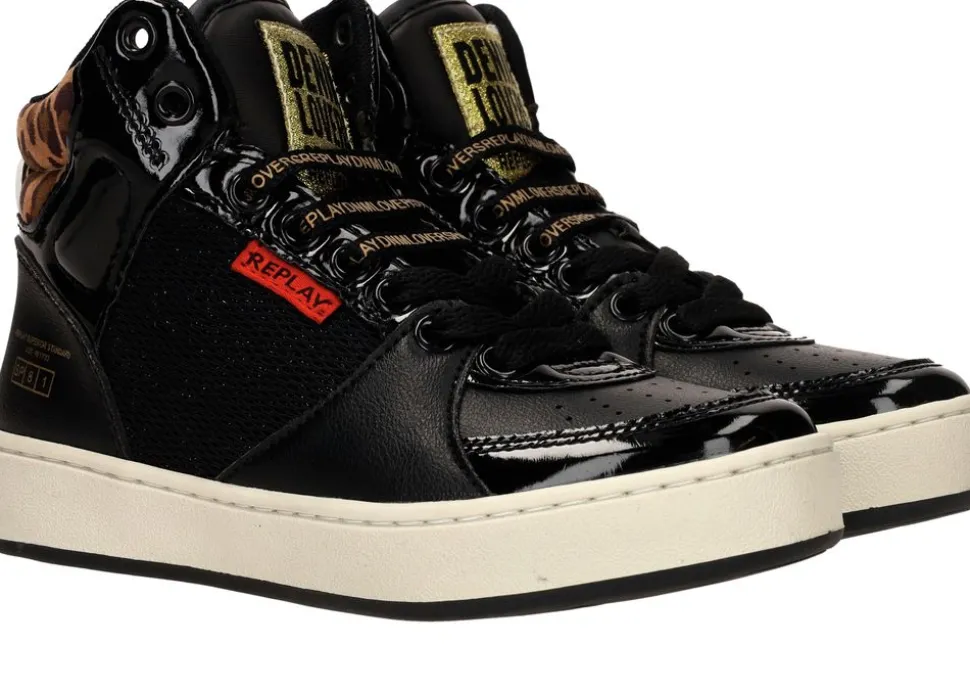 Replay Cobra Boots Zwart Meisjes