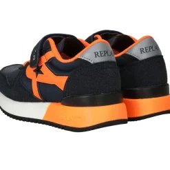Replay Fiber JR 7 Sneakers Blauw Jongens