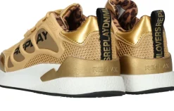 Replay Maze Sneakers Goud Meisjes