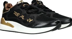 Replay Maze Sneakers Zwart Meisjes