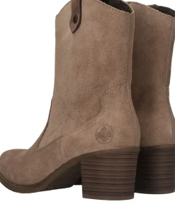 Rieker Enkellaarsjes Beige Dames